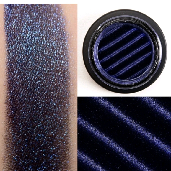 Rare Mac Cosmetics Aphrodisiatic Spell Binder Shadow Blackened Navy Blue Sparkle - Picture 1 of 6